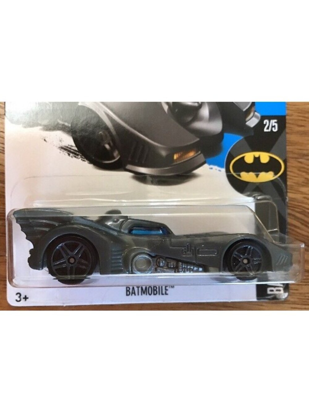 NEW Dark Gray Gotham City's Batman's Batmobile Hot Wheels Car Diecast - Picture 3 of 7